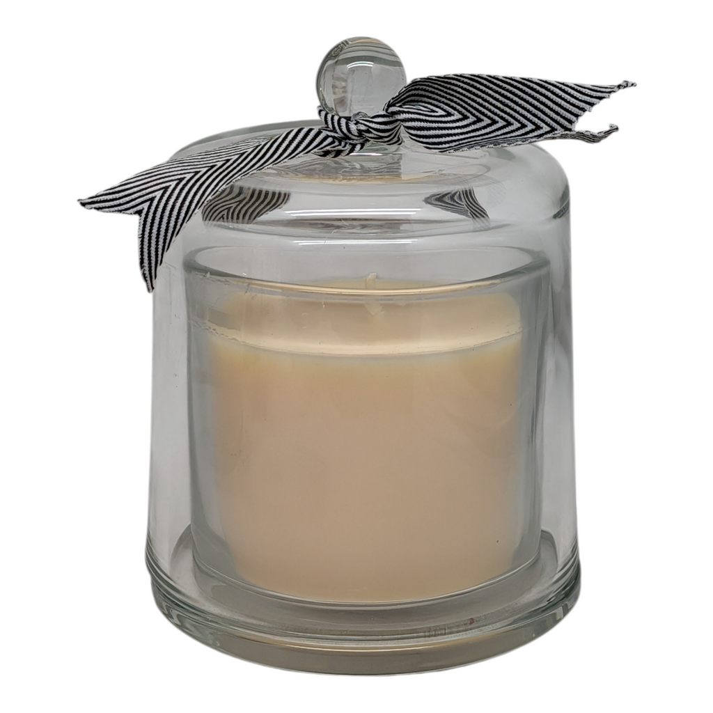 Scented Candle in a Glass Cloche - Volcano